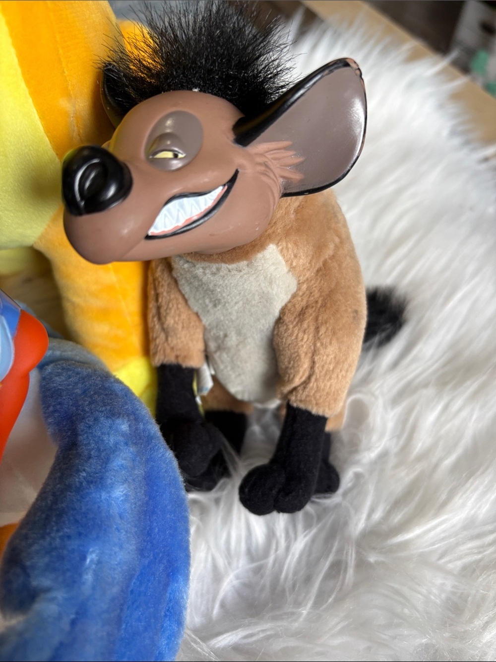 Disney Lion King Plush Set- Yellow Simba with Blue, Orange & Brown Friends - Picture 3 of 8